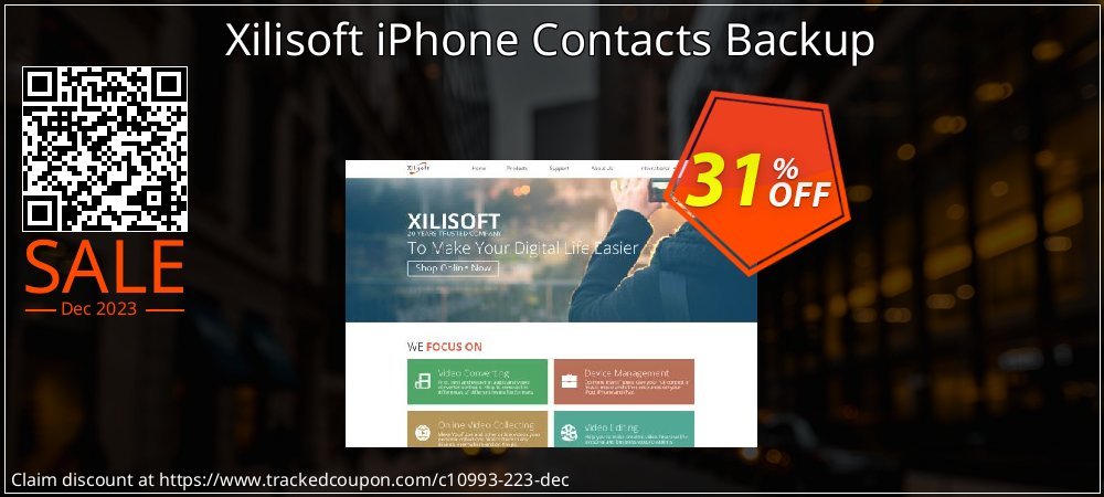 Xilisoft iPhone Contacts Backup coupon on Virtual Vacation Day discount