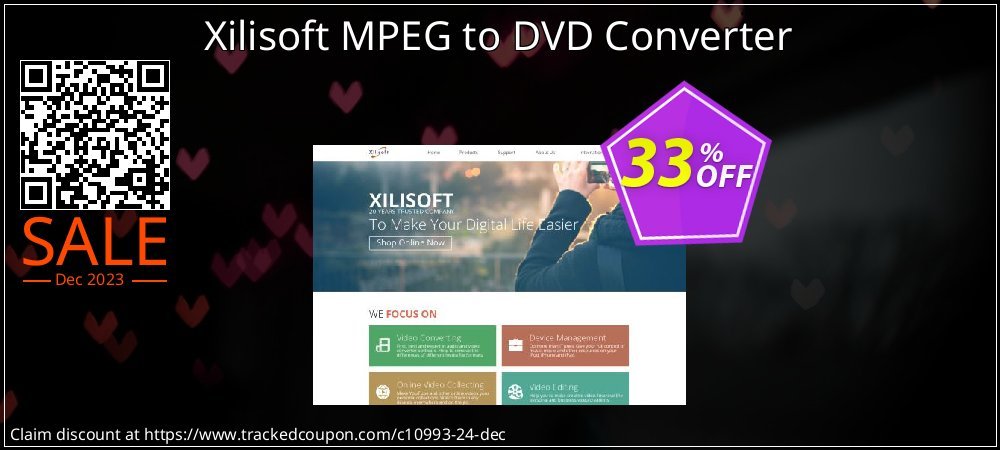 Xilisoft MPEG to DVD Converter coupon on End year offer