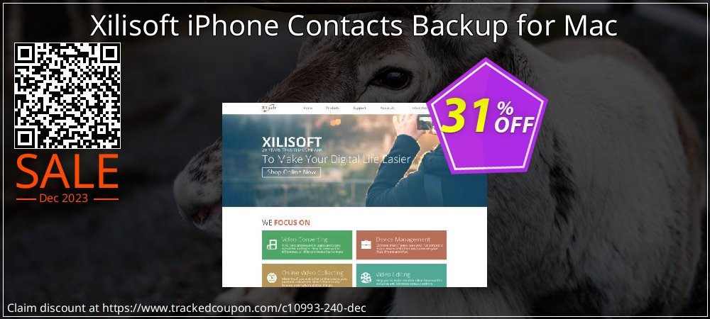 Xilisoft iPhone Contacts Backup for Mac coupon on National Walking Day discount