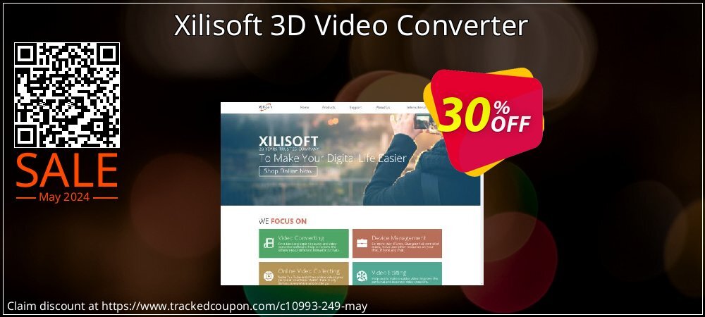 Xilisoft 3D Video Converter coupon on National Smile Day offering discount