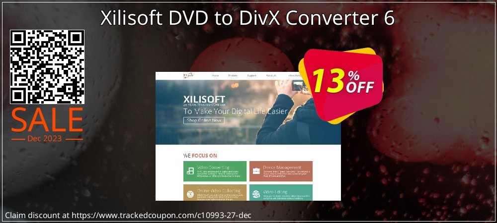 Xilisoft DVD to DivX Converter 6 coupon on Working Day discounts