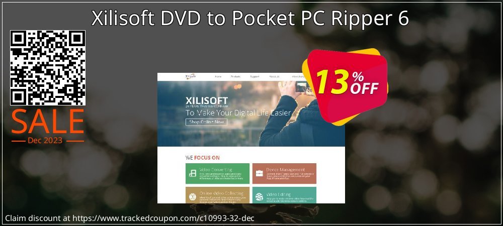 Get 10% OFF Xilisoft DVD to Pocket PC Ripper 6 offering sales