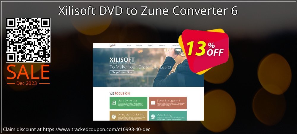 Xilisoft DVD to Zune Converter 6 coupon on Mother Day offer
