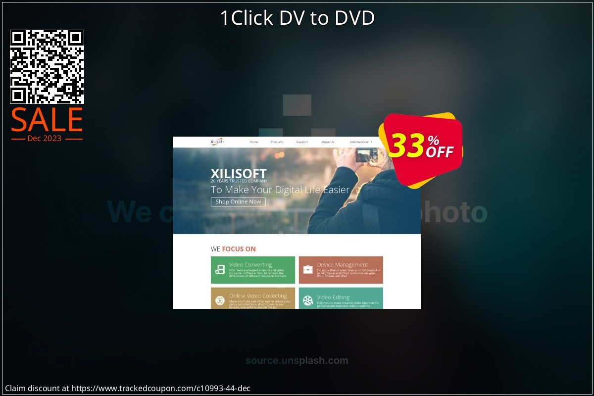 1Click DV to DVD coupon on Tell a Lie Day offering sales