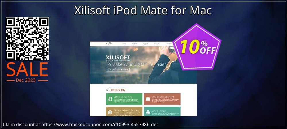 Xilisoft iPod Mate for Mac coupon on World Party Day offering sales