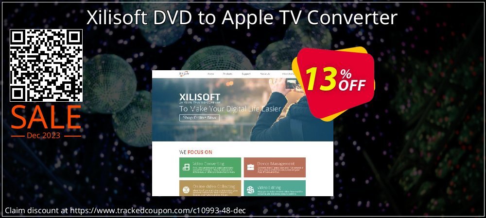 Xilisoft DVD to Apple TV Converter coupon on Easter Day sales