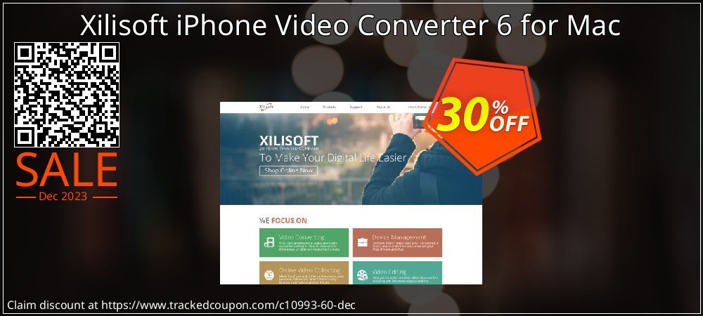 Xilisoft iPhone Video Converter 6 for Mac coupon on World Backup Day offer