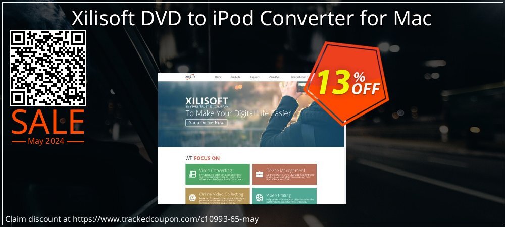 Xilisoft DVD to iPod Converter for Mac coupon on Mother's Day sales