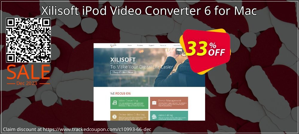 Xilisoft iPod Video Converter 6 for Mac coupon on World Party Day sales