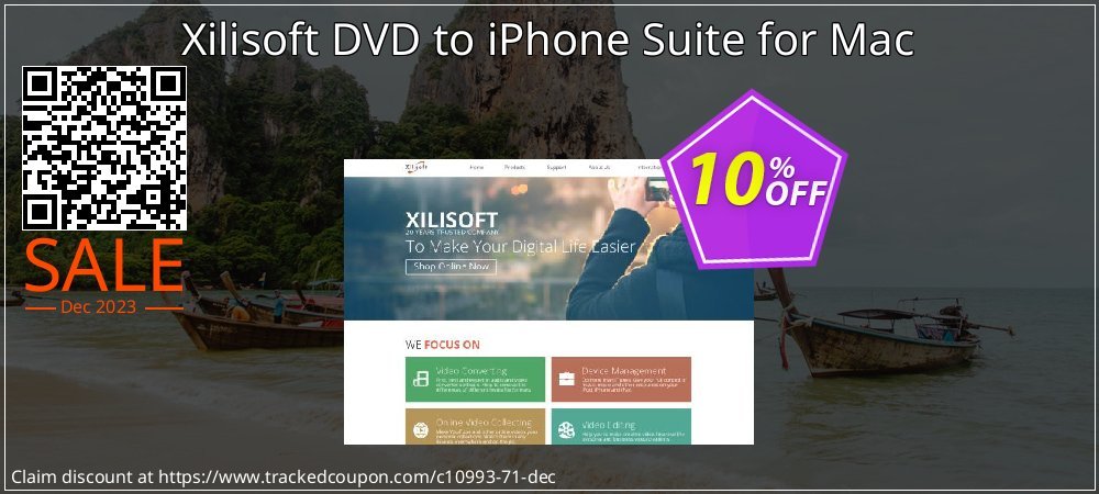 Xilisoft DVD to iPhone Suite for Mac coupon on World Party Day offering sales