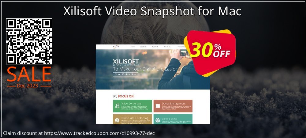 Xilisoft Video Snapshot for Mac coupon on Working Day discount