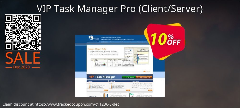 VIP Task Manager Pro - Client/Server  coupon on Virtual Vacation Day offering discount