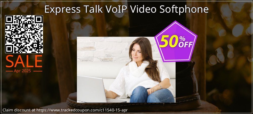 Express Talk VoIP Video Softphone coupon on National Walking Day deals