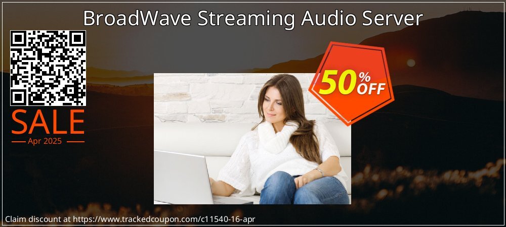 BroadWave Streaming Audio Server coupon on World Party Day offer