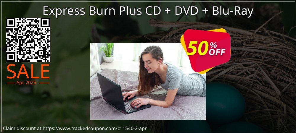 Express Burn Plus CD + DVD + Blu-Ray coupon on April Fools' Day super sale