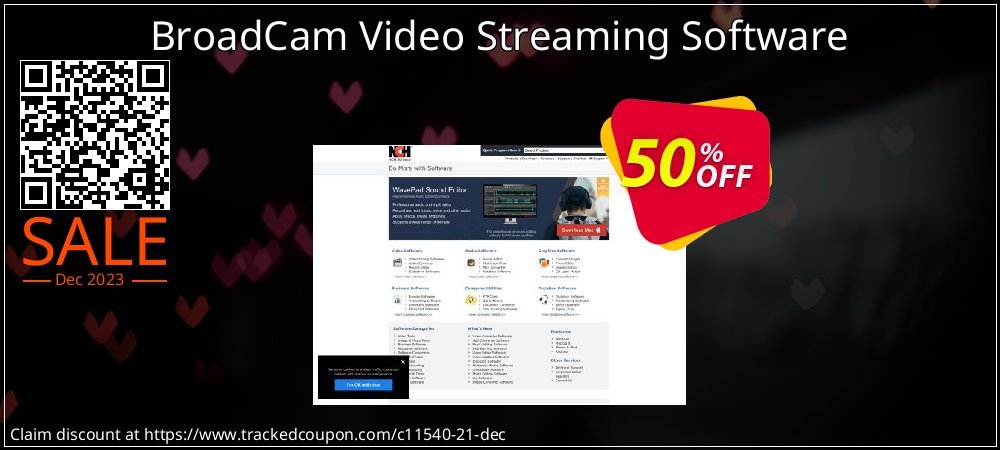 BroadCam Video Streaming Software coupon on World Party Day discounts