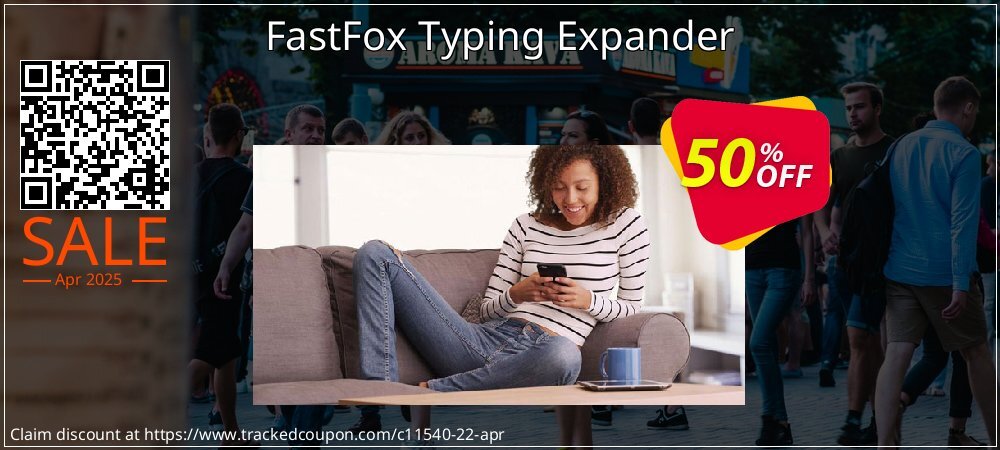 FastFox Typing Expander coupon on April Fools' Day promotions