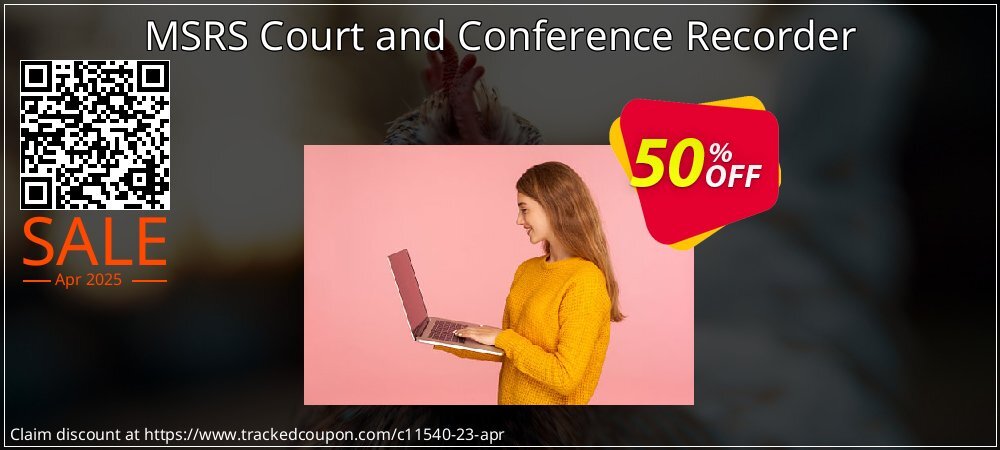 MSRS Court and Conference Recorder coupon on Easter Day sales