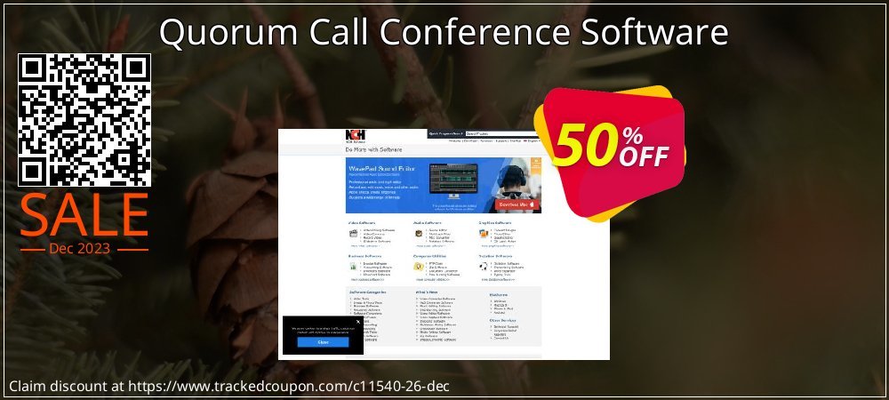 Quorum Call Conference Software coupon on World Party Day discount