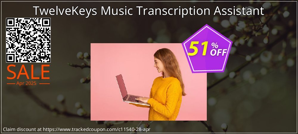 TwelveKeys Music Transcription Assistant coupon on Easter Day offering sales