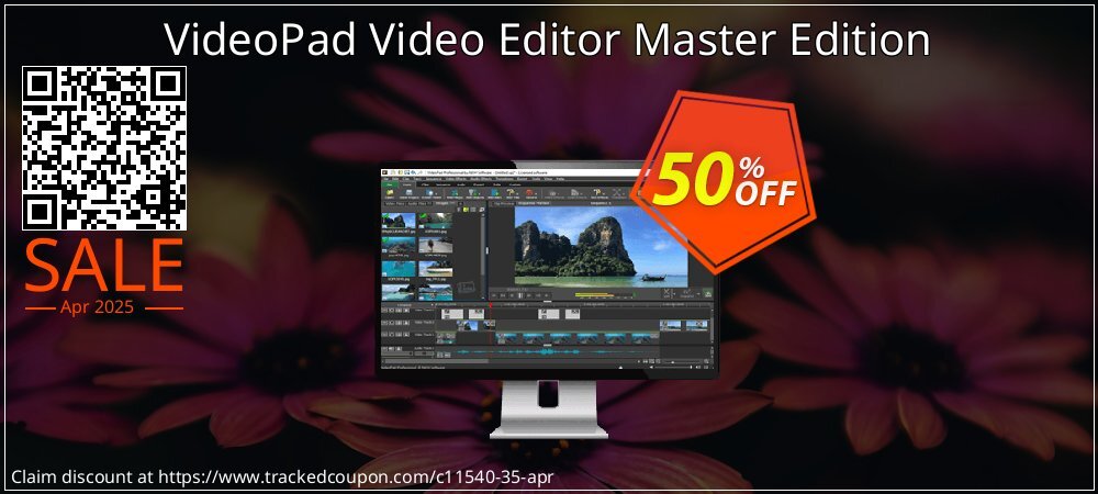 VideoPad Video Editor Master Edition coupon on National Walking Day discount