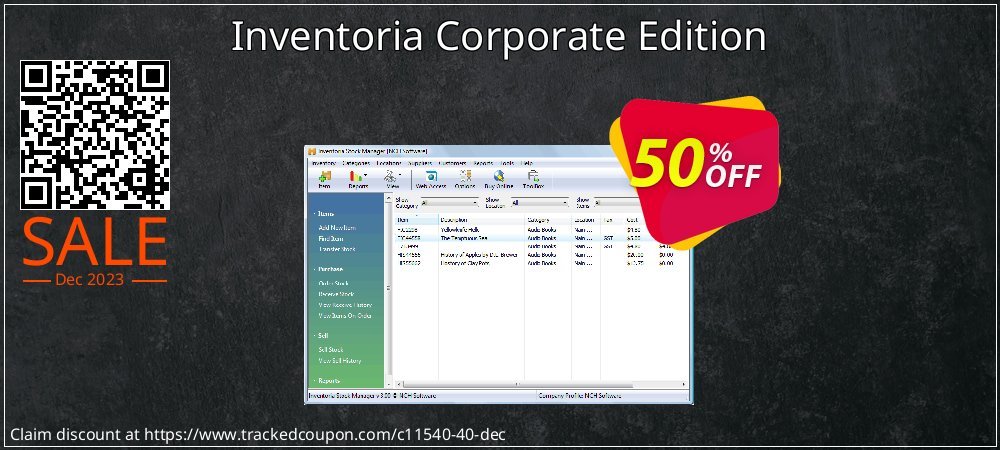 Inventoria Corporate Edition coupon on New Year's eve discounts