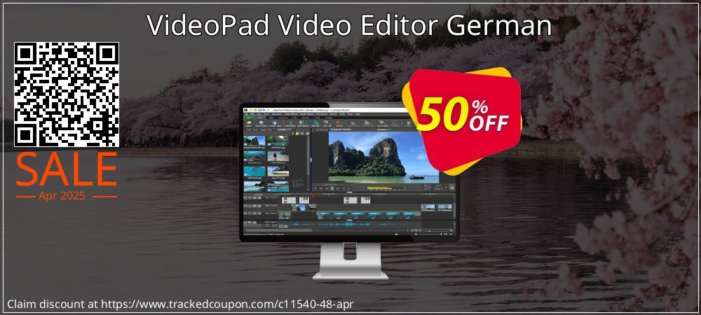 VideoPad Video Editor German coupon on Easter Day discounts