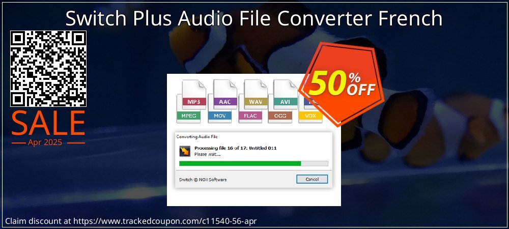 Switch Plus Audio File Converter French coupon on World Party Day super sale