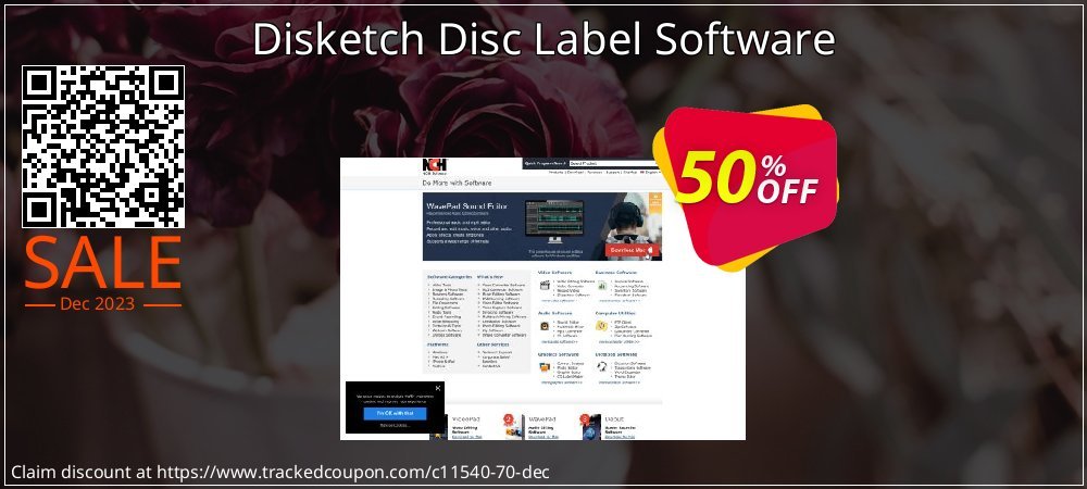Get 50% OFF Disketch Disc Label Software deals