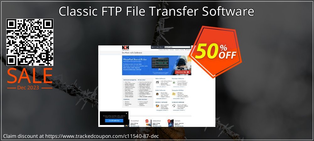 Get 50% OFF Classic FTP File Transfer Software offering sales