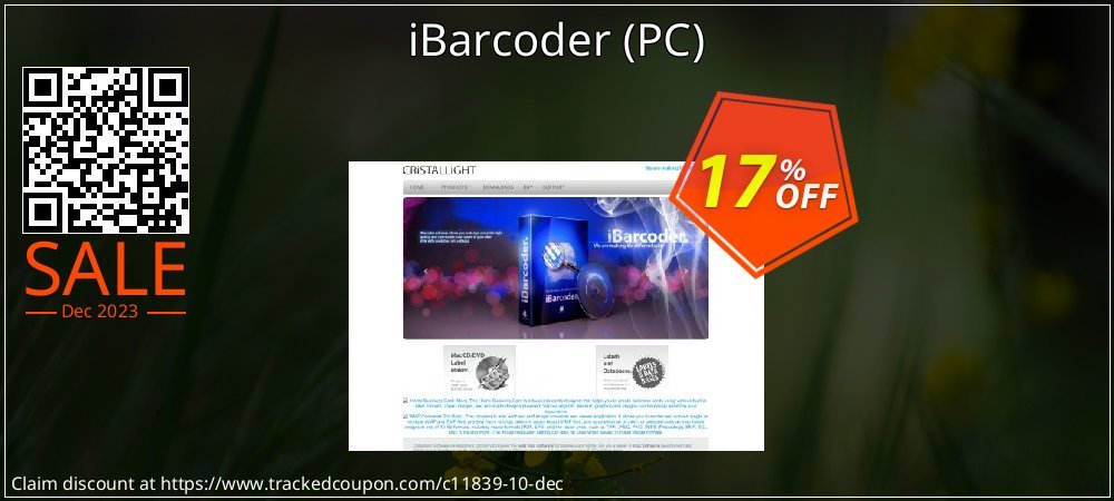 iBarcoder - PC  coupon on World Backup Day super sale