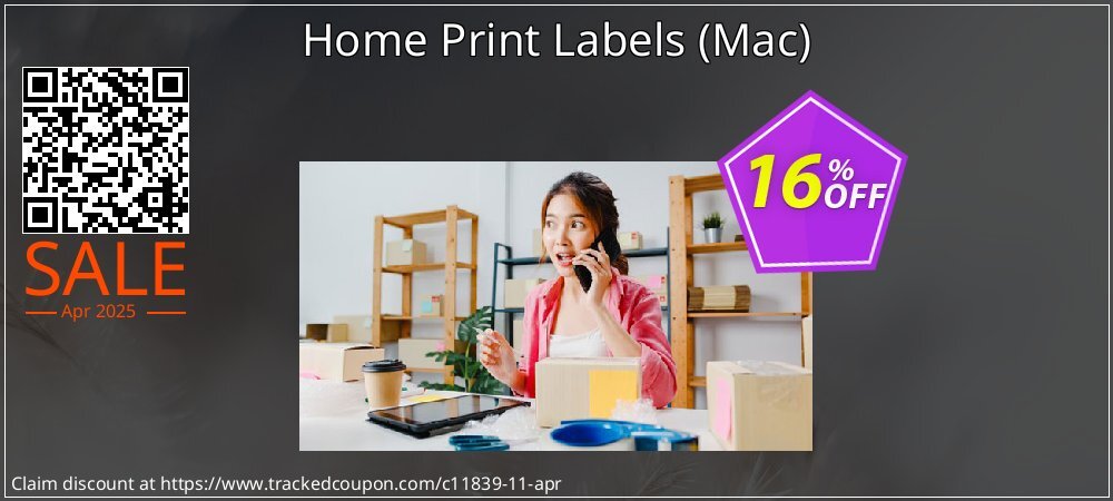 Home Print Labels - Mac  coupon on World Party Day promotions