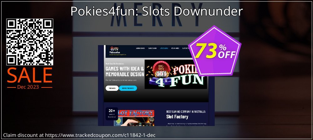 Pokies4fun: Slots Downunder coupon on World Party Day deals