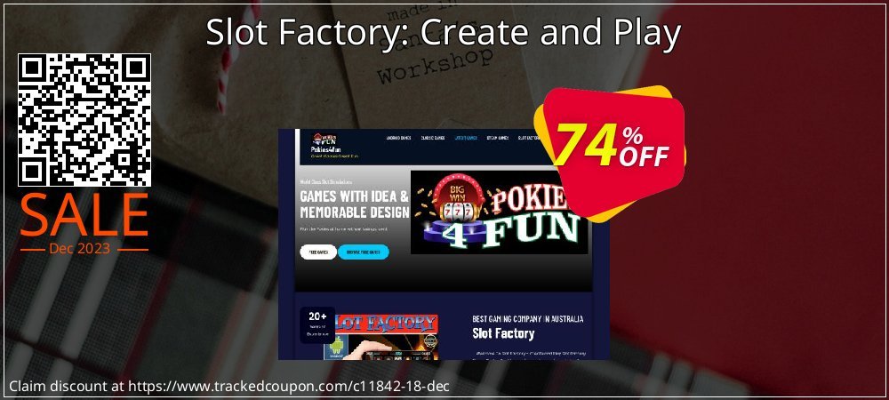 Get 70% OFF Slot Factory: Create and Play offering sales