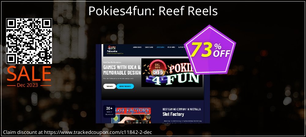 Pokies4fun: Reef Reels coupon on Working Day discount