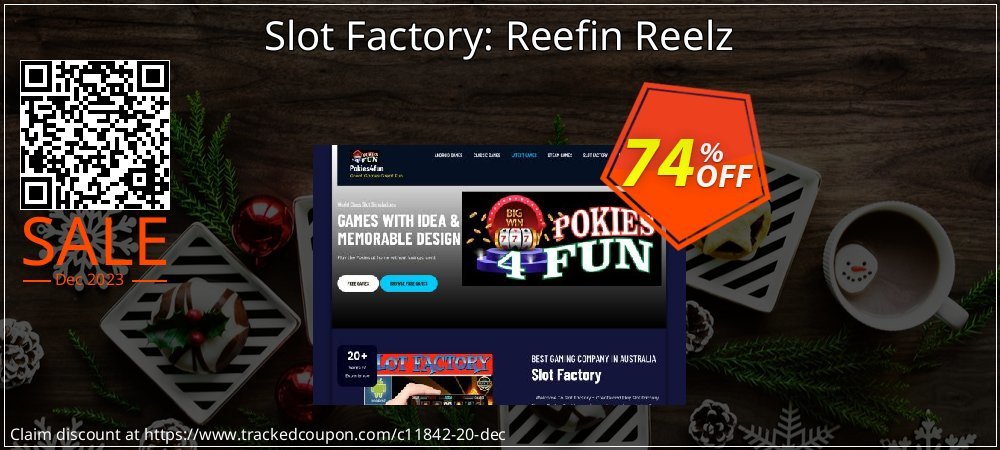 Slot Factory: Reefin Reelz coupon on National Walking Day offer