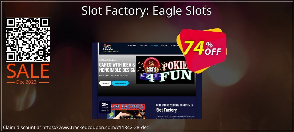 Slot Factory: Eagle Slots coupon on Easter Day deals