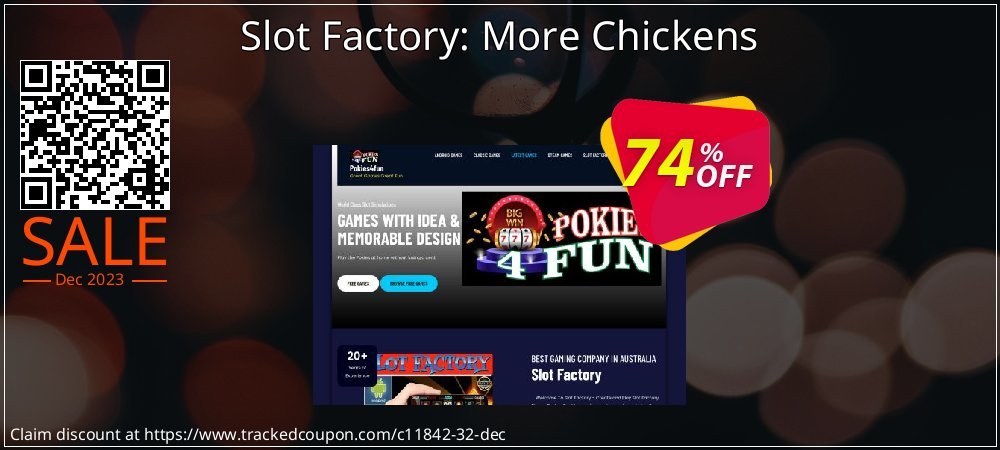 Slot Factory: More Chickens coupon on April Fools' Day offering sales