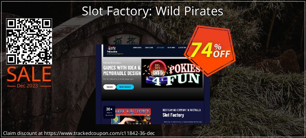 Slot Factory: Wild Pirates coupon on World Party Day sales