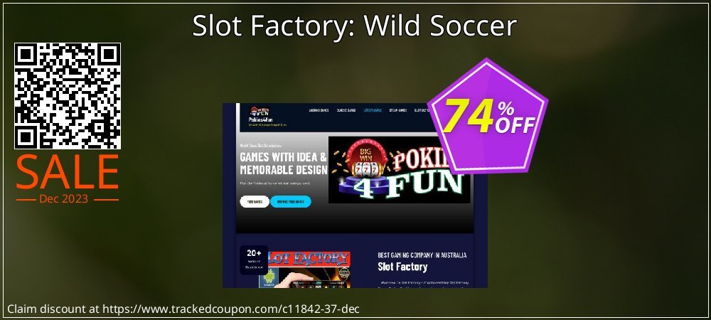 Slot Factory: Wild Soccer coupon on National Cleanup Day super sale