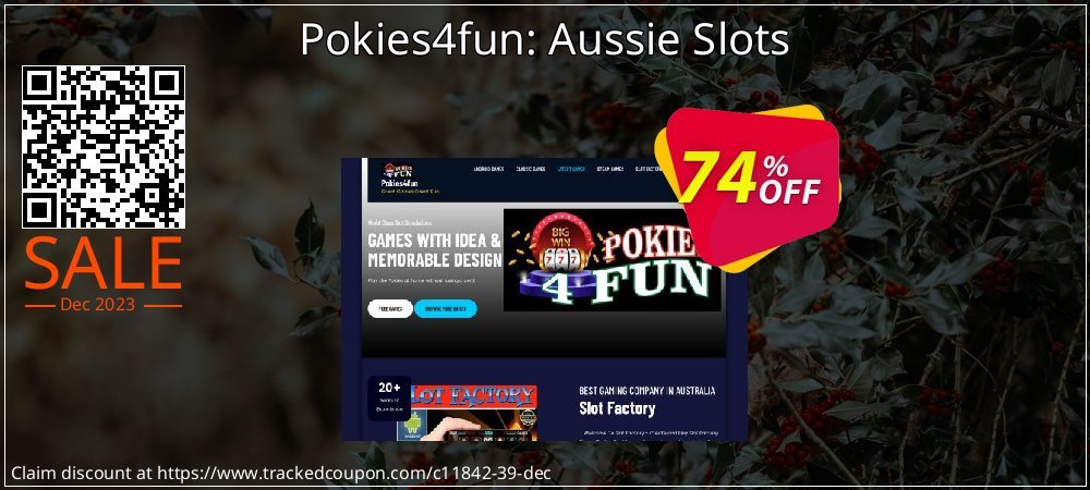 Pokies4fun: Aussie Slots coupon on Tell a Lie Day discount