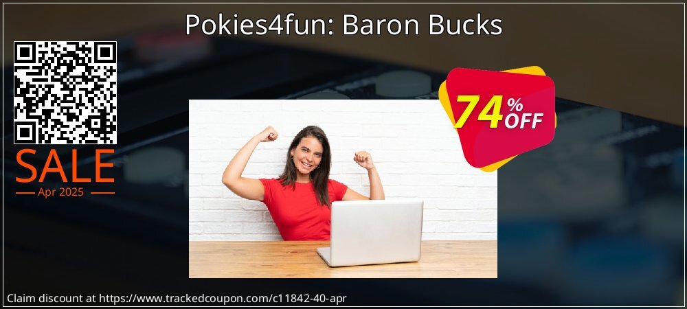 Pokies4fun: Baron Bucks coupon on World Backup Day discount