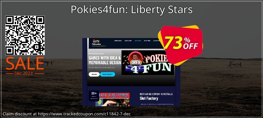 Pokies4fun: Liberty Stars coupon on April Fools' Day discounts
