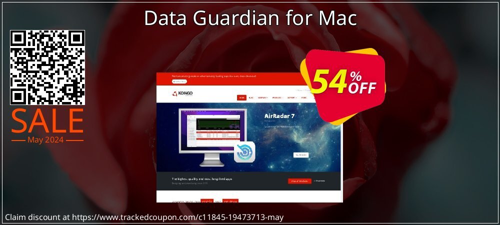 Data Guardian for Mac coupon on National Pizza Party Day discount