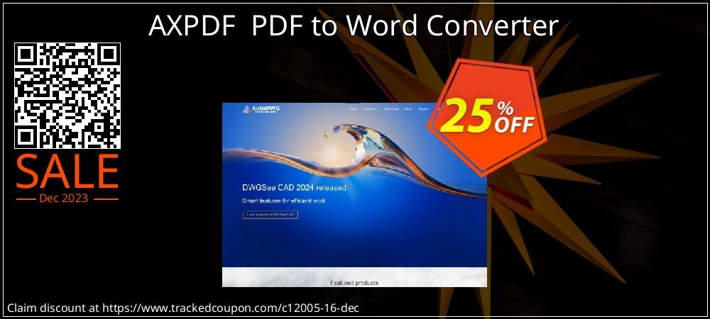 AXPDF  PDF to Word Converter coupon on World Party Day promotions