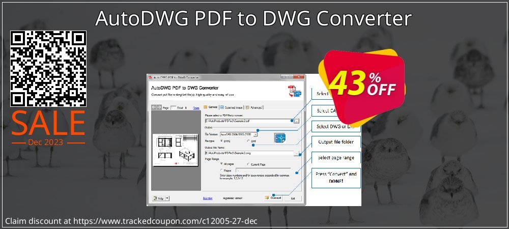 AutoDWG PDF to DWG Converter coupon on Christmas Eve sales