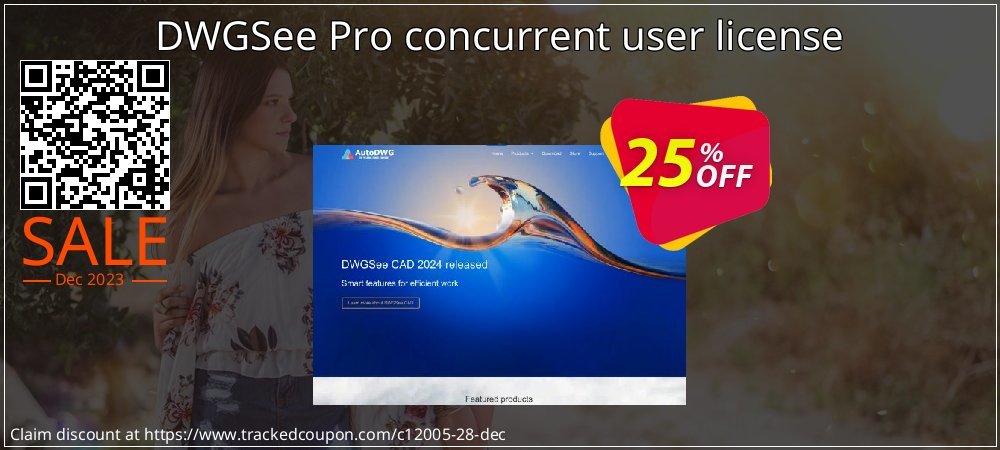 DWGSee Pro concurrent user license coupon on Easter Day offer