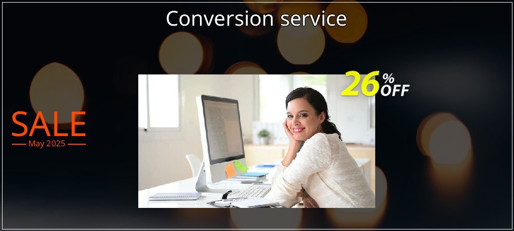 Conversion service coupon on National Memo Day promotions