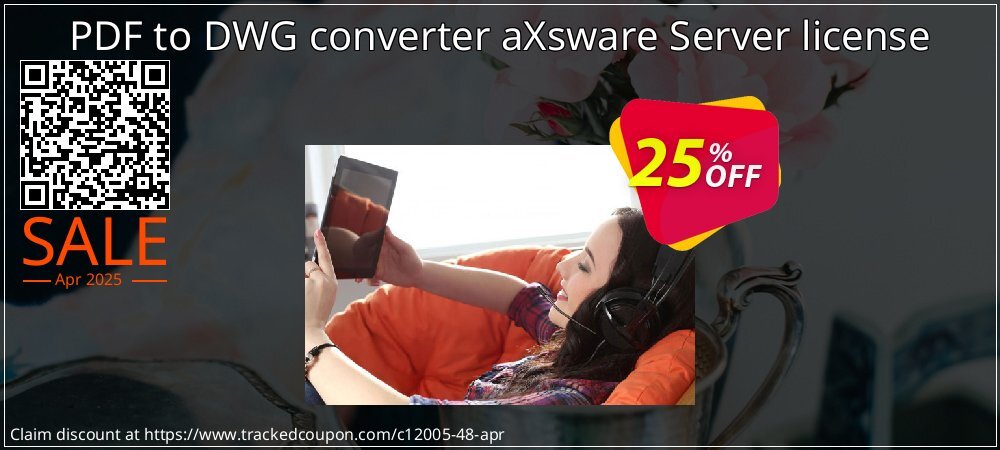 PDF to DWG converter aXsware Server license coupon on Virtual Vacation Day discount