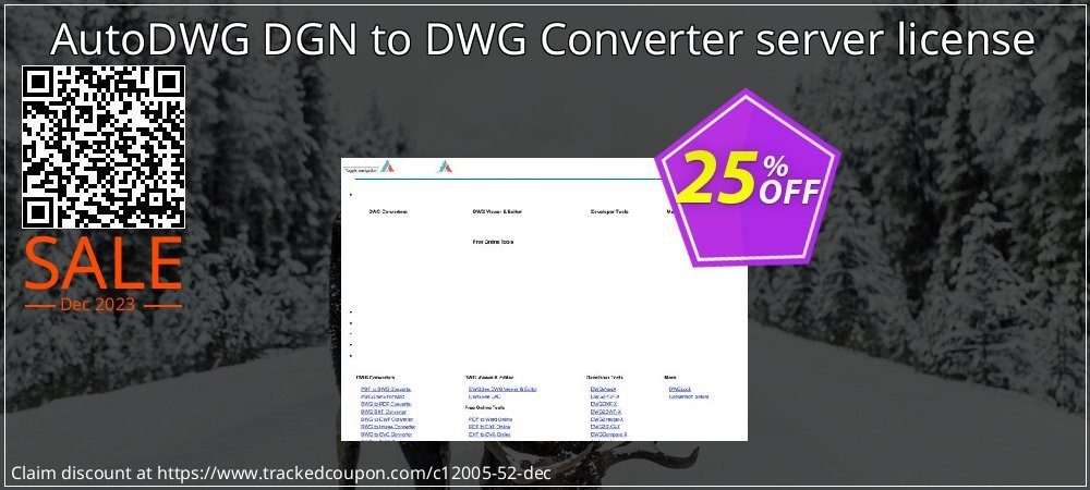 AutoDWG DGN to DWG Converter server license coupon on April Fools' Day promotions